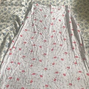 Billabong Cream Maxi A-Line Skirt for Casual Wear